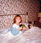 Katherine (Kat) McDougal Wheeler McCandless; bed; Stockbridge, MA
